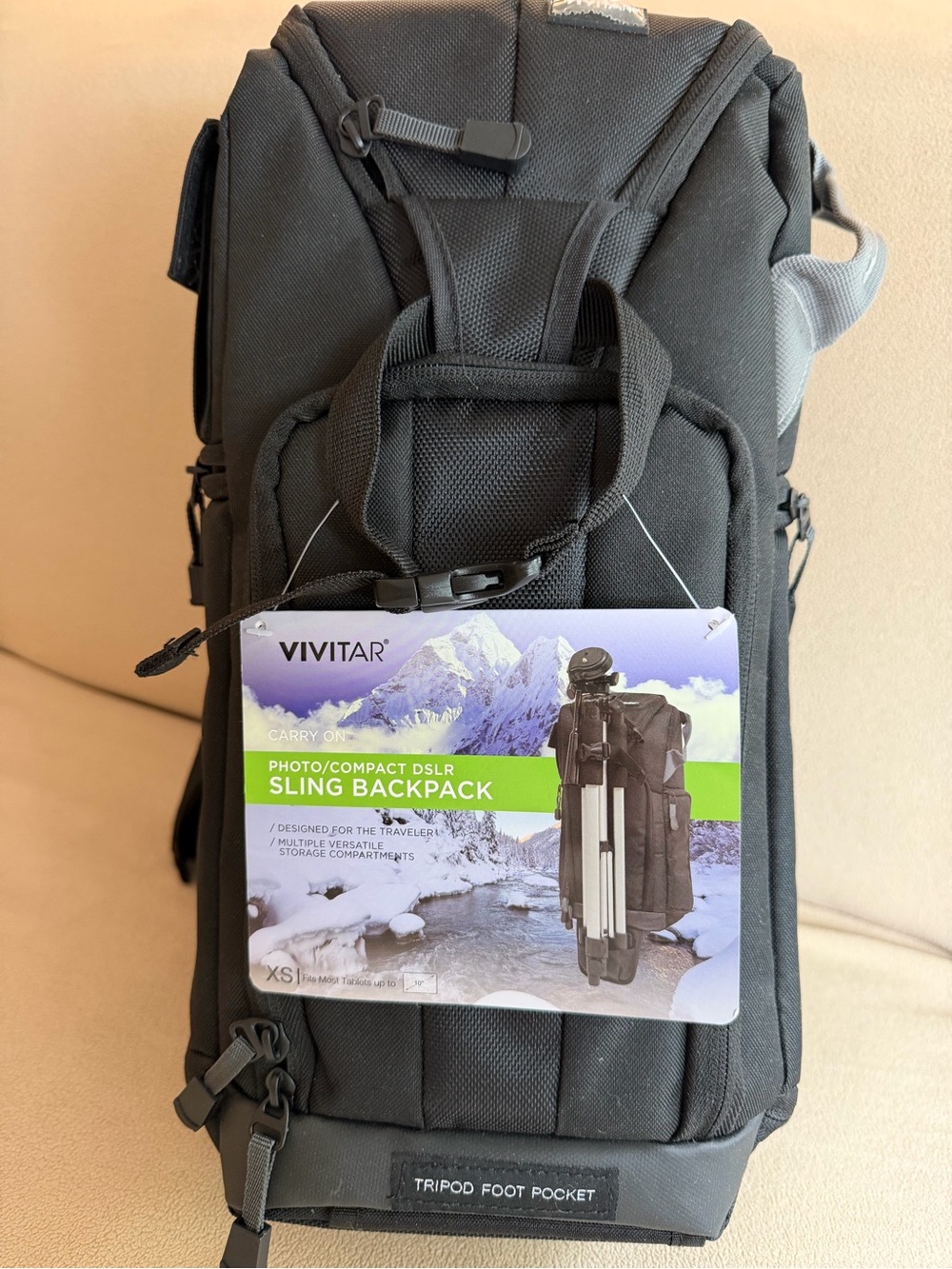 Vivitar Black Camera Case with Mint Interior